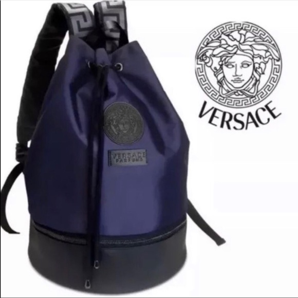 versace drawstring backpack